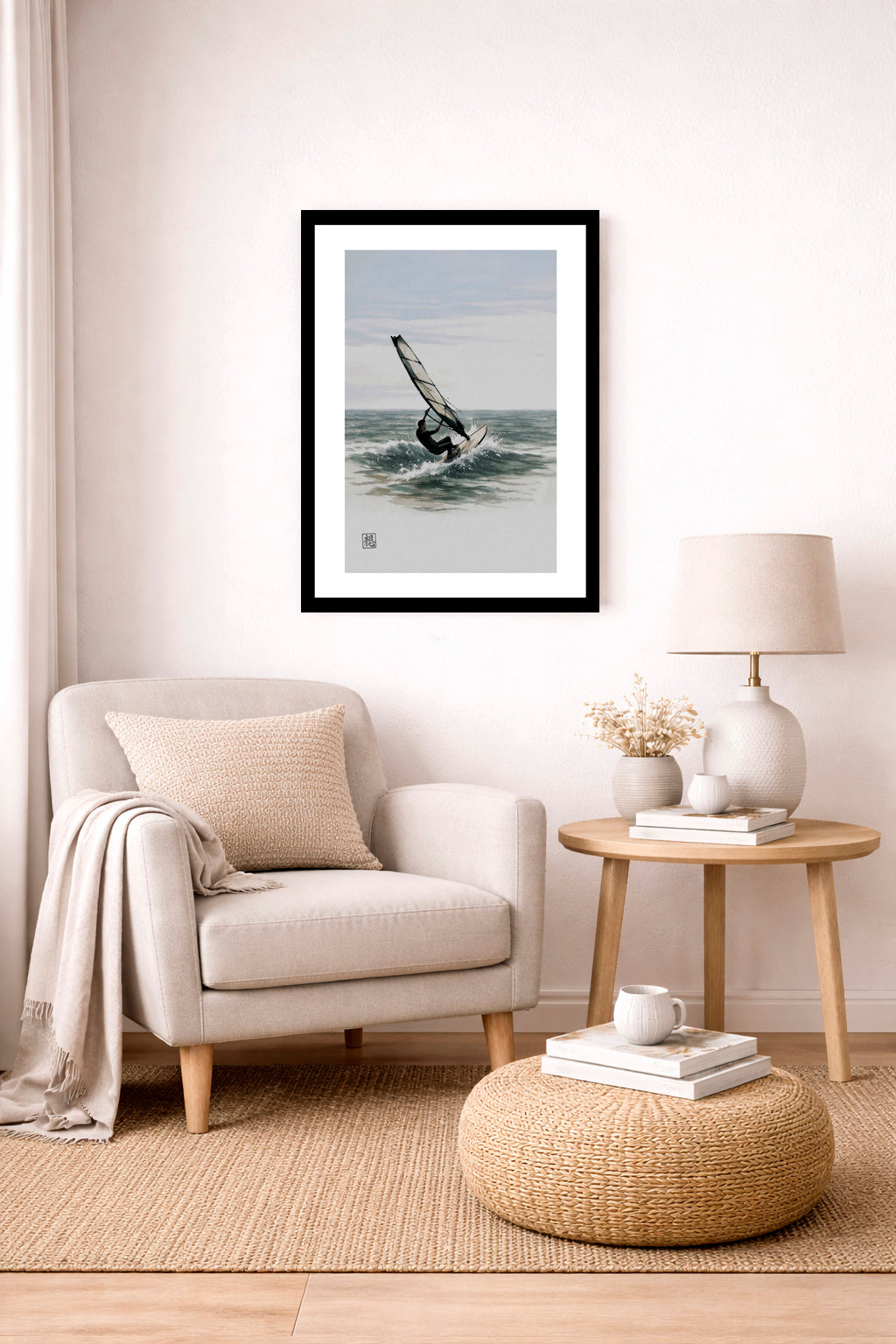 LAMINA DECORATIVA SURFEANDO I