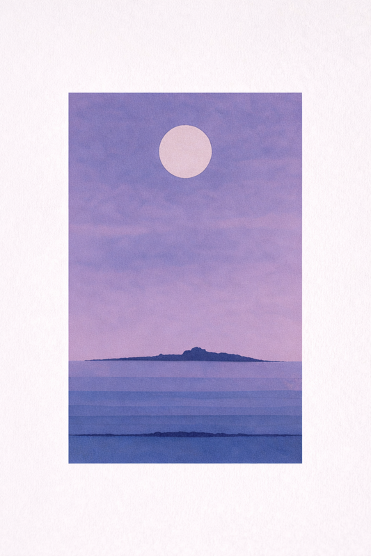 LUNA DE TABARCA. Lámina Decorativa Original