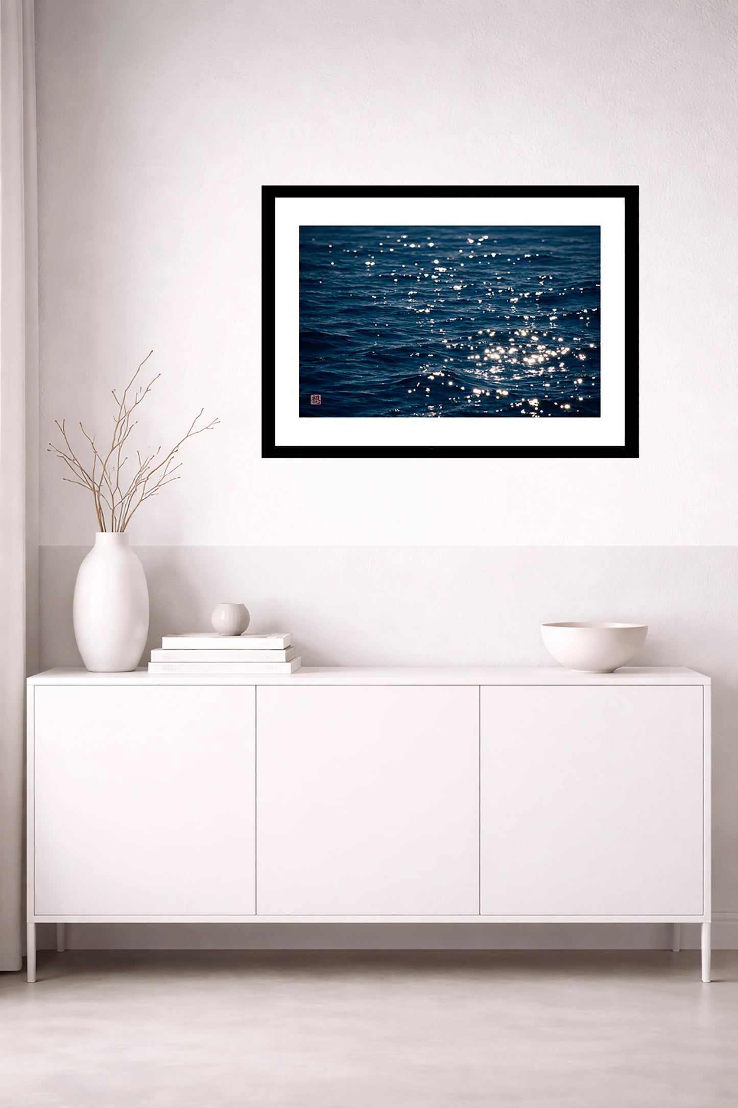 LAMINA DECORATIVA REFLEJO MARINO EN AZUL