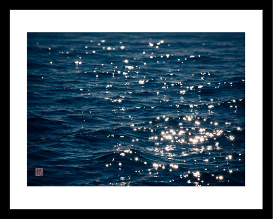 LAMINA DECORATIVA REFLEJO MARINO EN AZUL