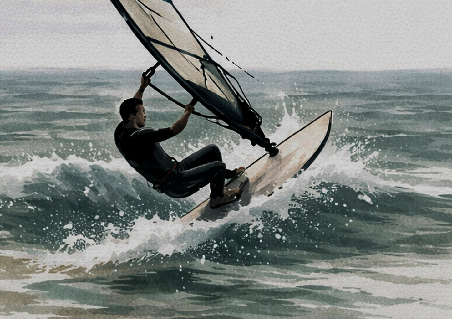 LAMINA DECORATIVA SURFEANDO I