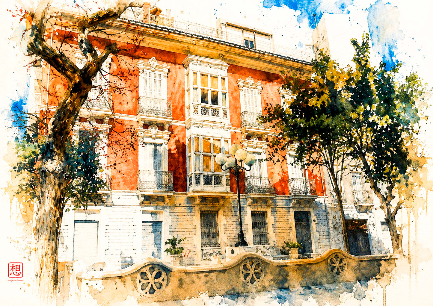 LAMINA DECORATIVA  "PLAZA DEL DOCTOR BALMIS"