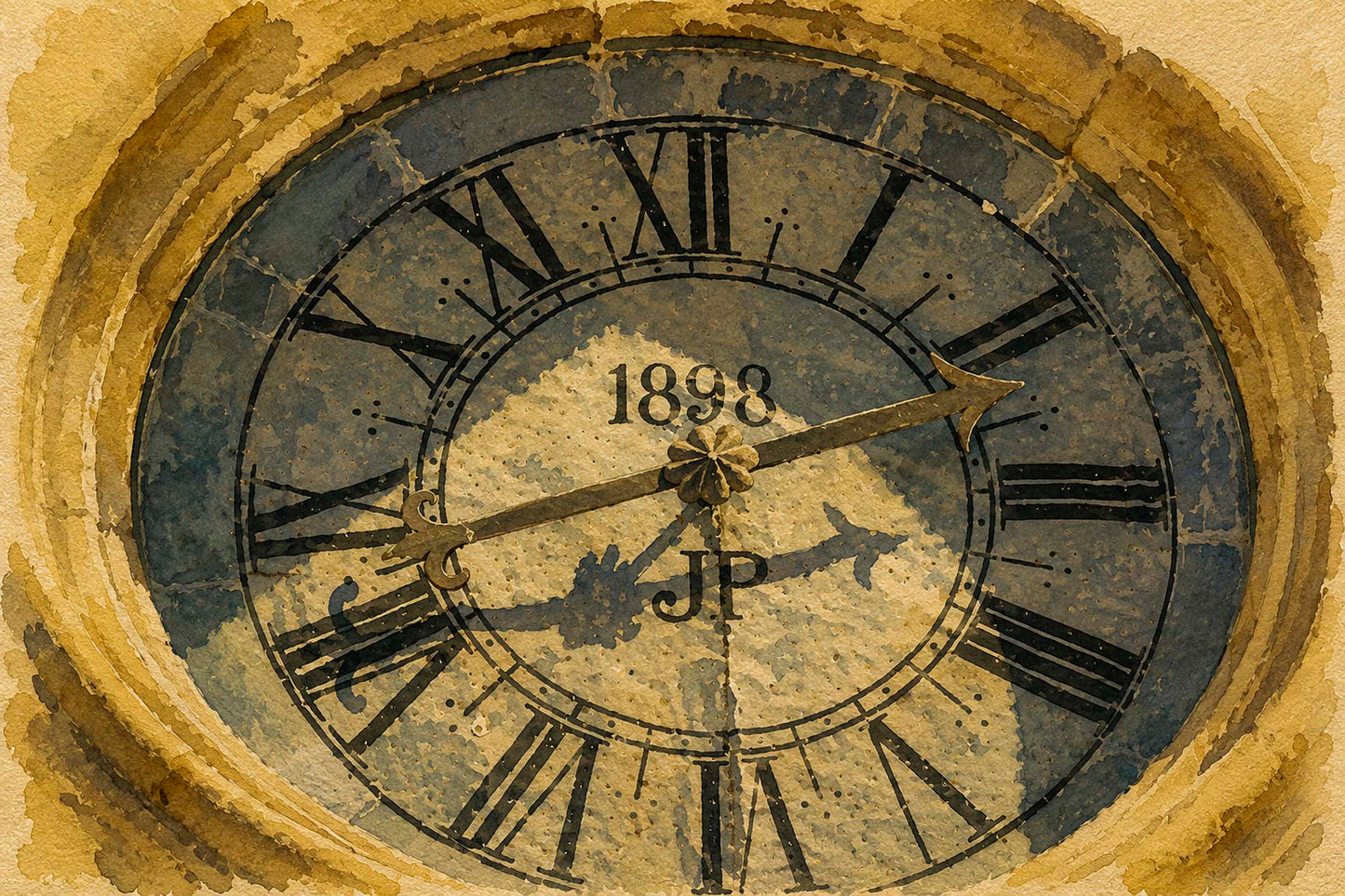 LAMINA DECORATIVA RELOJ DE SAN NICOLAS