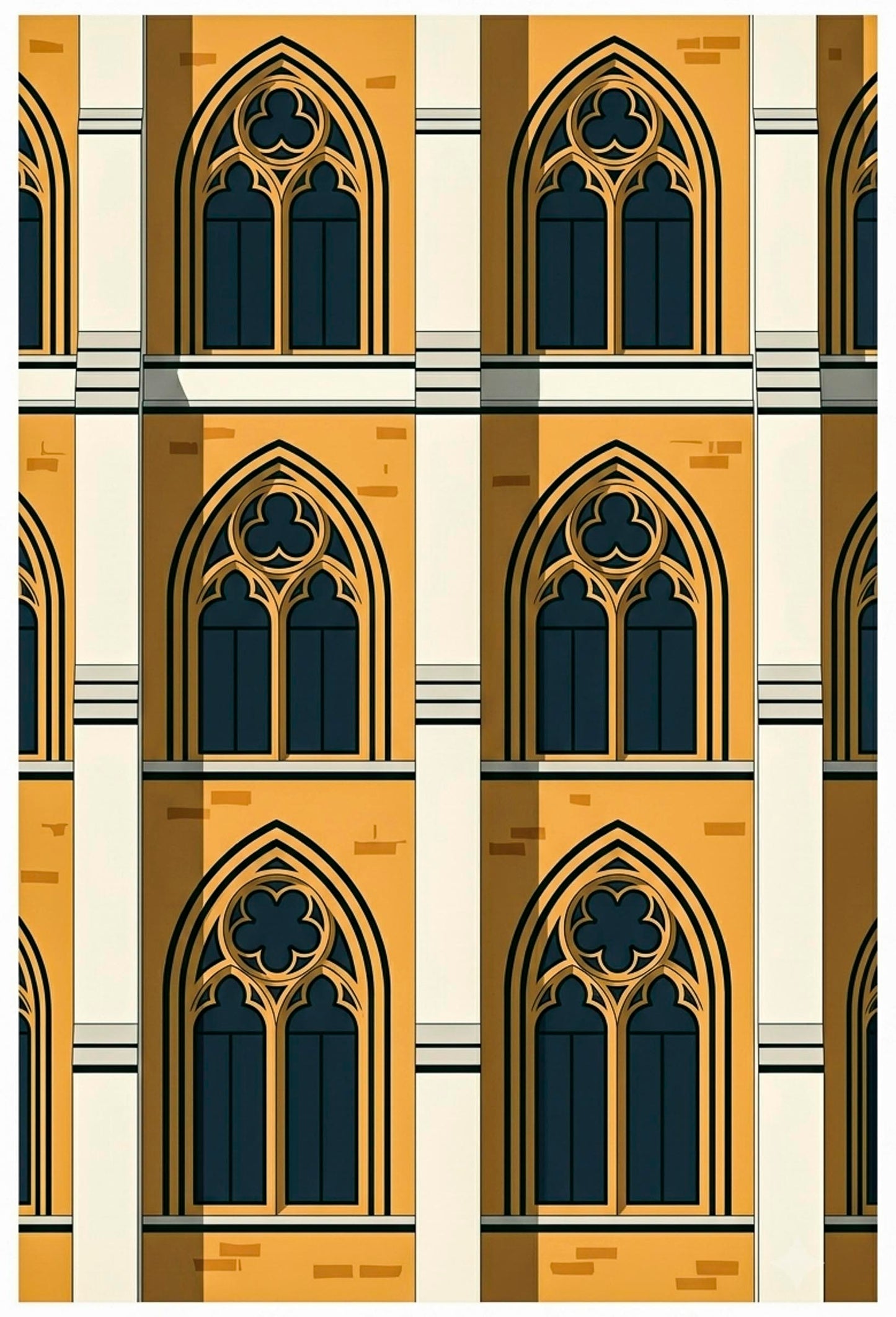 LAMINA DECORATIVA "ARCOS GOTICOS"