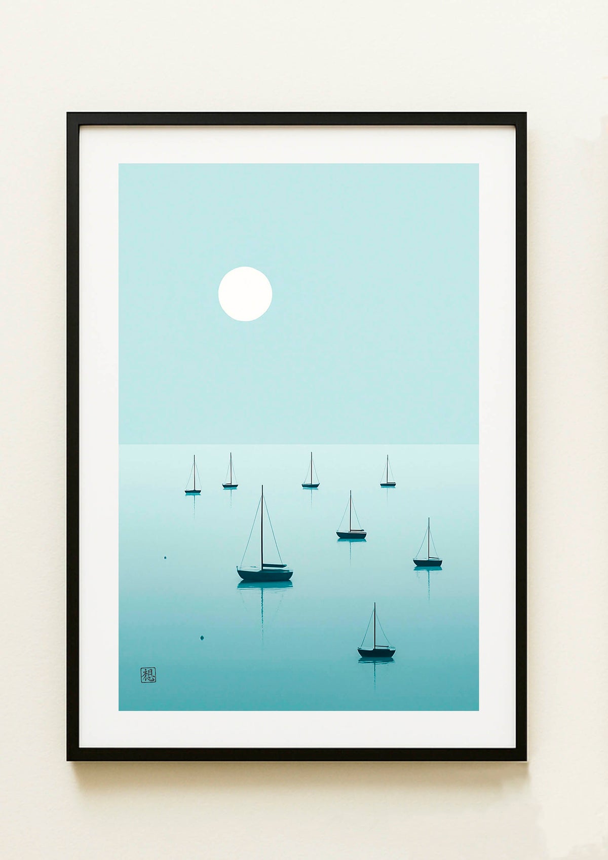 LAMINA DECORATIVA  "AMANECER PLATEADO"