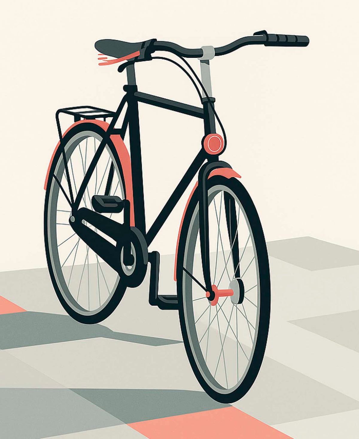 LAMINA DECORATIVA "BICICLETA"