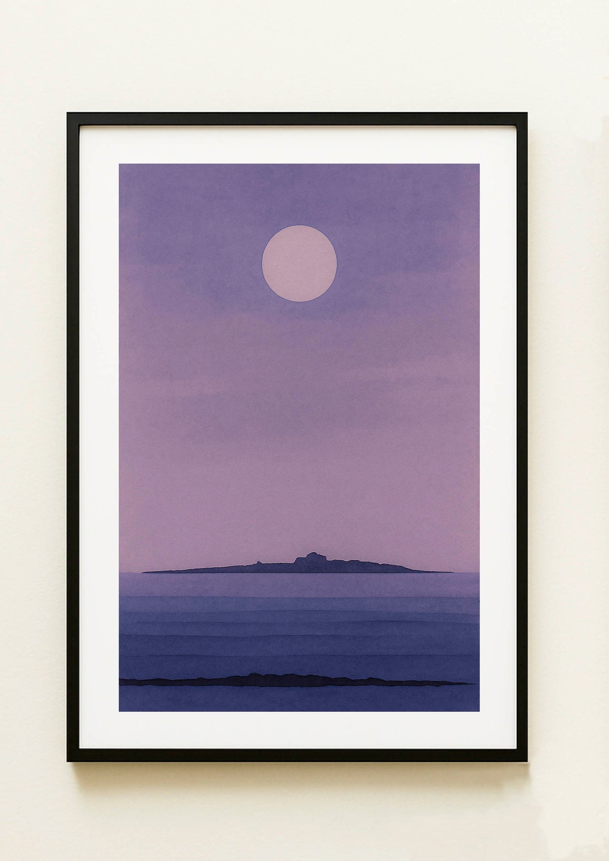LAMINA DECORATIVA  "LUNA DE TABARCA"