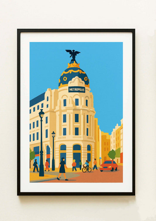 LAMINA DECORATIVA  "METRÓPOLIS I"