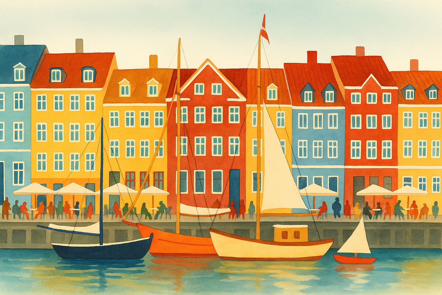 LAMINA DECORATIVA NYHAVN - Copenhague