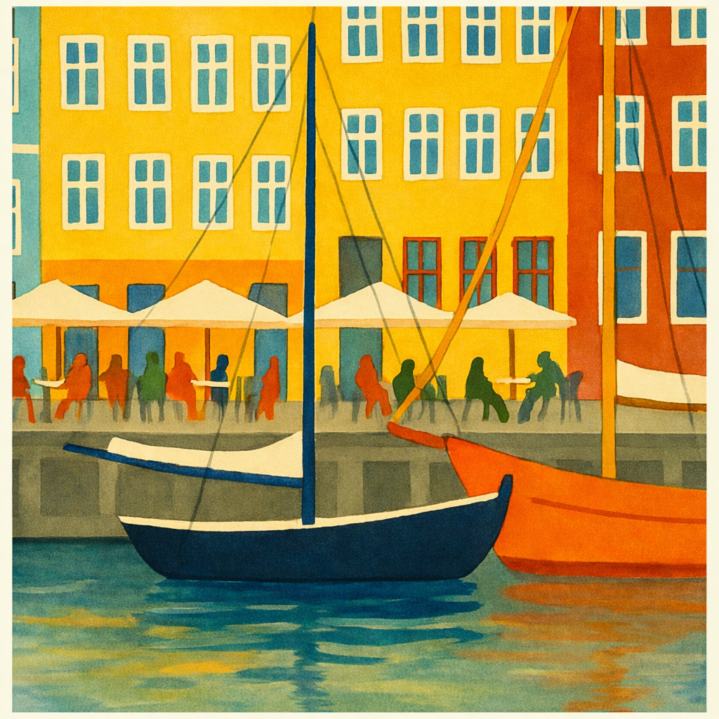 LAMINA DECORATIVA NYHAVN - Copenhague