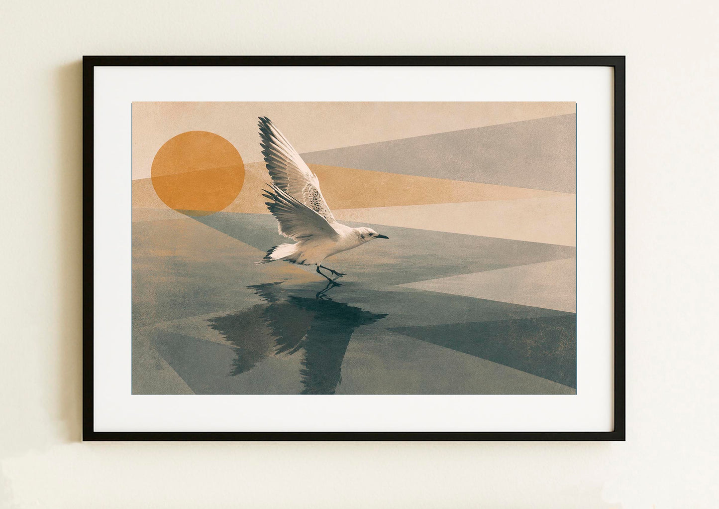 LAMINA DECORATIVA REFLEJO DE GAVIOTA