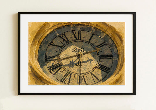 LAMINA DECORATIVA RELOJ DE SAN NICOLAS