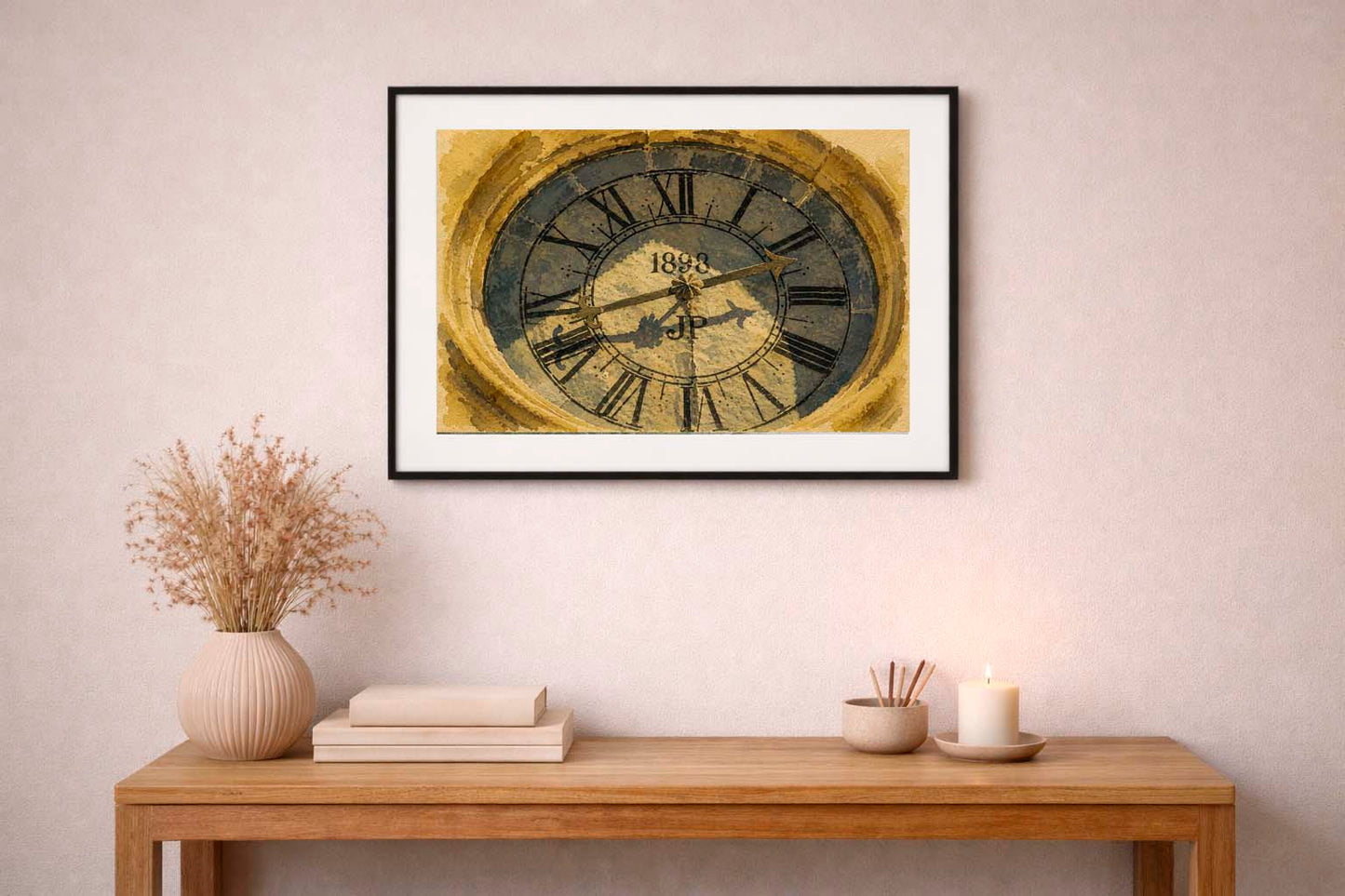 LAMINA DECORATIVA RELOJ DE SAN NICOLAS