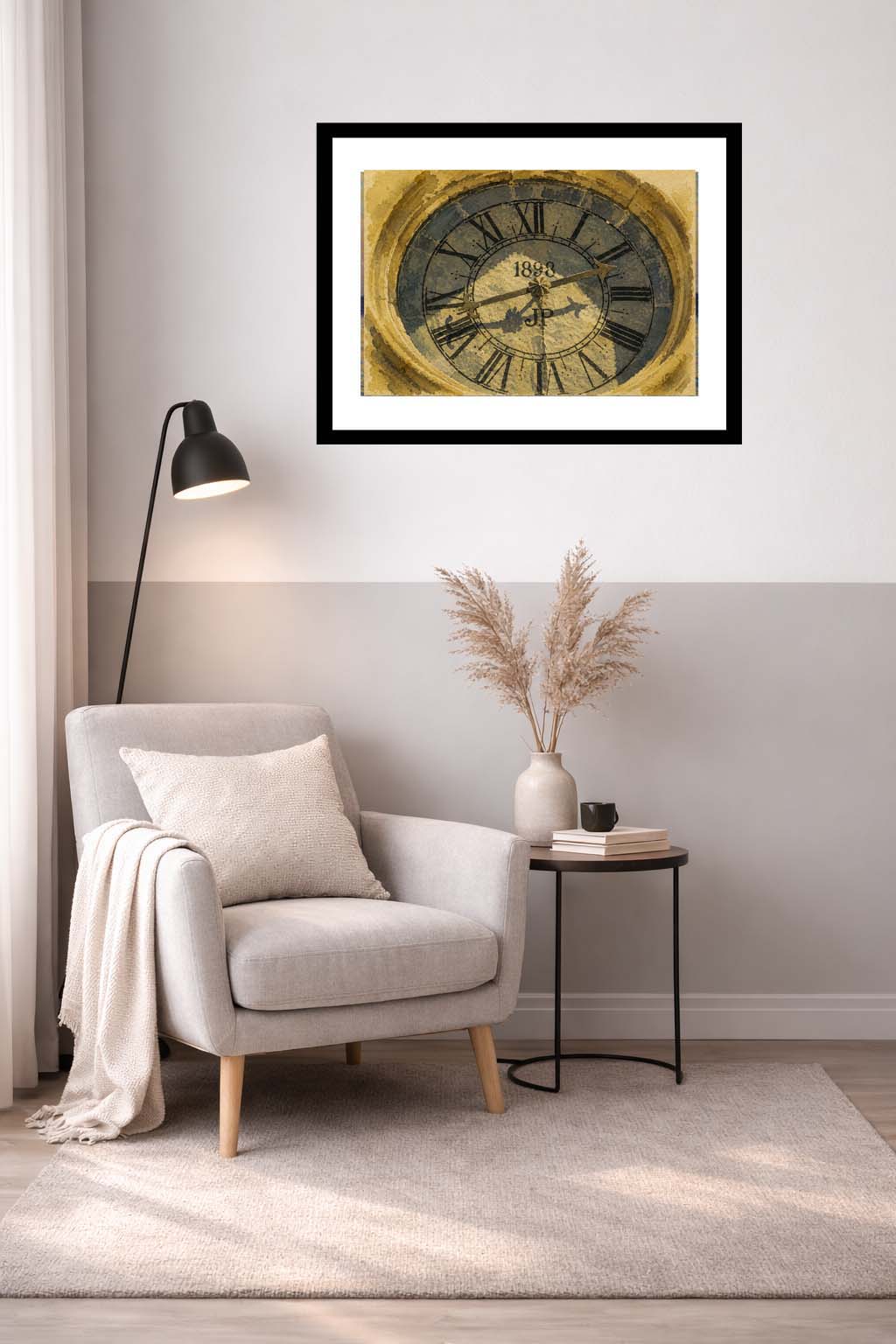 LAMINA DECORATIVA RELOJ DE SAN NICOLAS