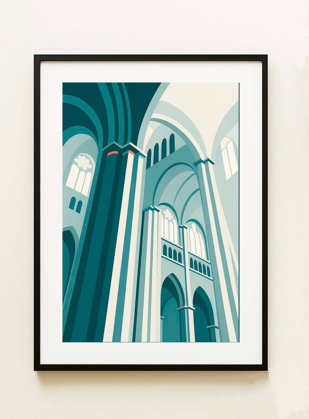 LAMINA DECORATIVA "CATEDRAL DE ROUEN"